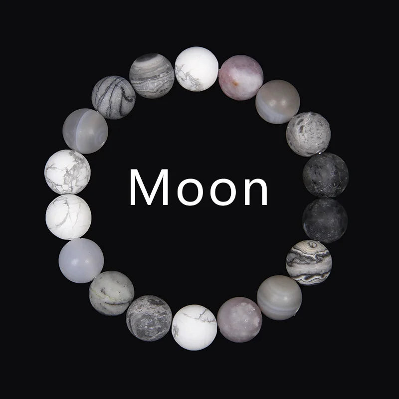 Sonnensystem Armband – Chakra Schmuck mit 8 Planeten, Yoga & Balance