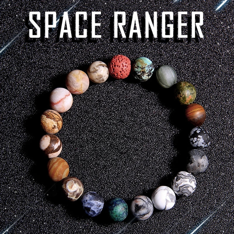 Sonnensystem Armband – Chakra Schmuck mit 8 Planeten, Yoga & Balance