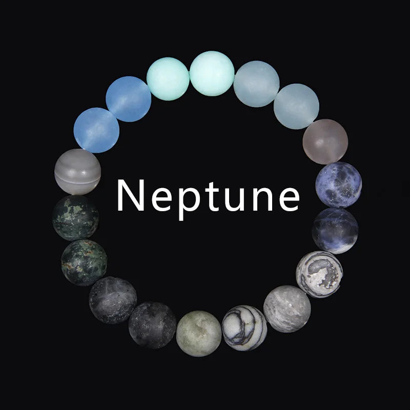Sonnensystem Armband – Chakra Schmuck mit 8 Planeten, Yoga & Balance