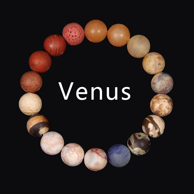 Sonnensystem Armband – Chakra Schmuck mit 8 Planeten, Yoga & Balance