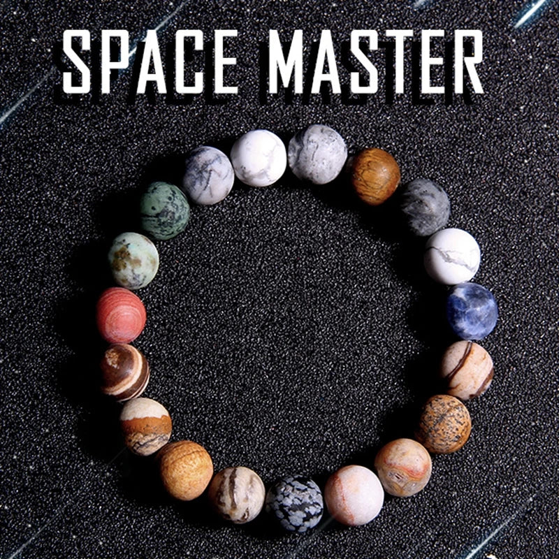 Sonnensystem Armband – Chakra Schmuck mit 8 Planeten, Yoga & Balance