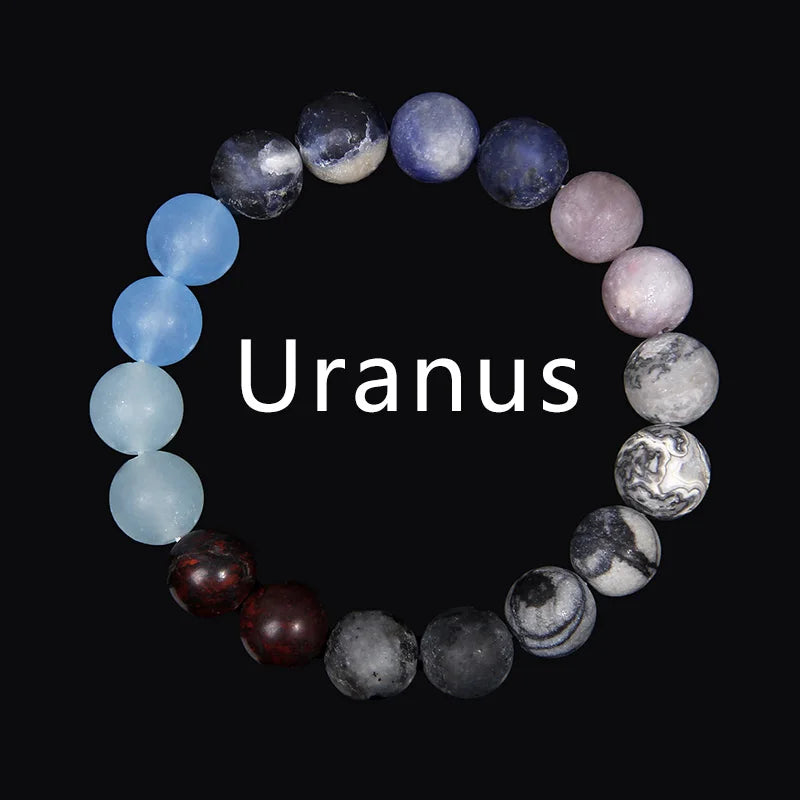 Sonnensystem Armband – Chakra Schmuck mit 8 Planeten, Yoga & Balance