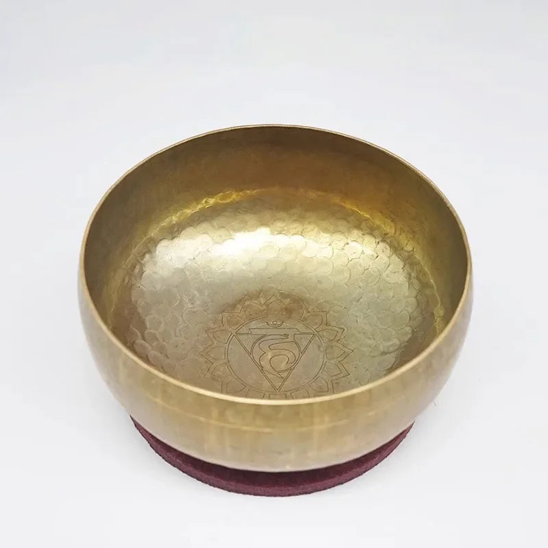 Tibetisches Klangschalen-Set aus Bronze – handgemacht