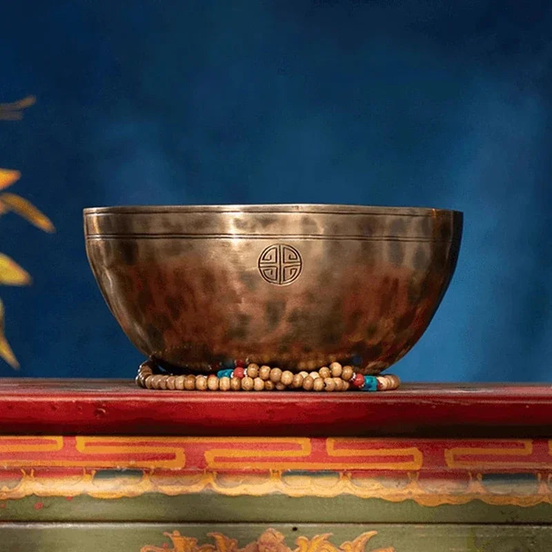 Nepal Klangschale – handgemacht & verdickt (Vollmond-Edition)
