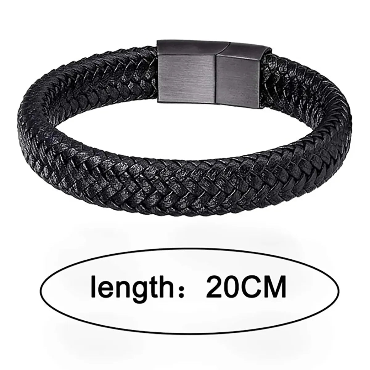 Elegantes PU-Leder Armband – Magnetisches Herrenarmband, perfektes Geschenk