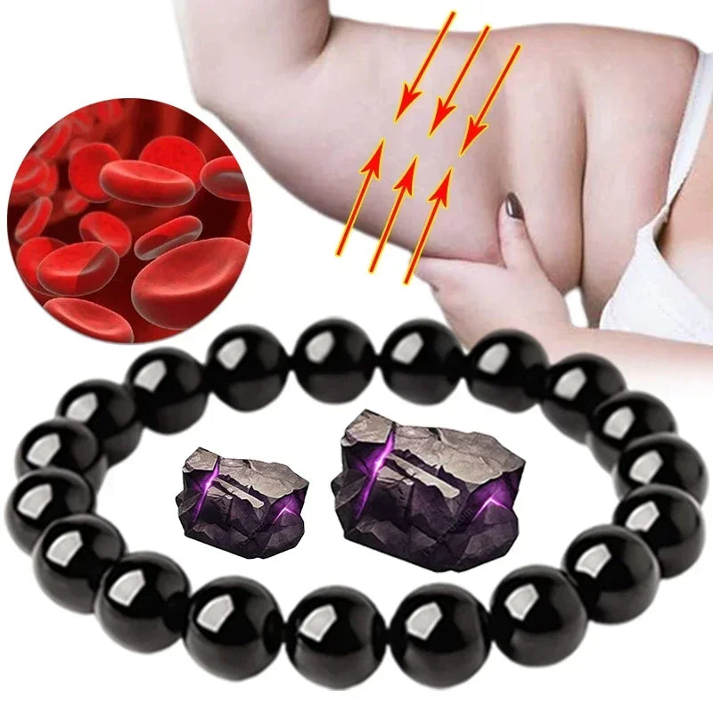 Obsidian Armband – Natürliches Anti-Stress & Gewichtsverlust Armband Unisex