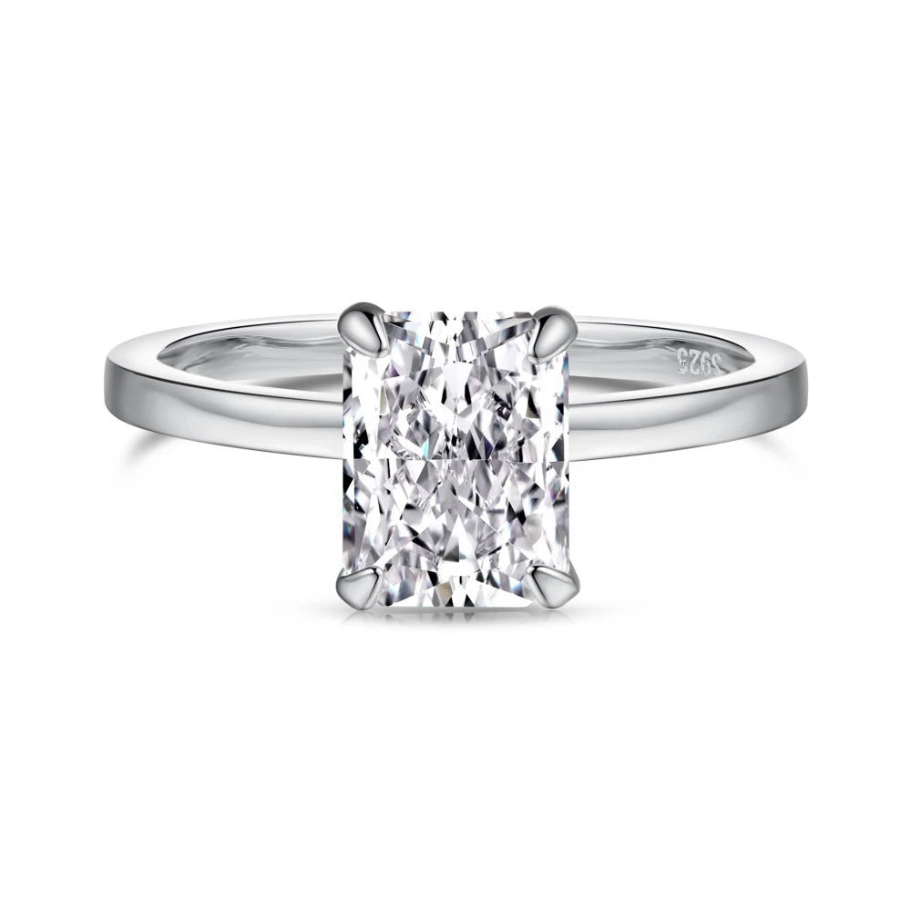 Vergoldeter Crushed Ice Ring – Saphiroptik & Edel-Look