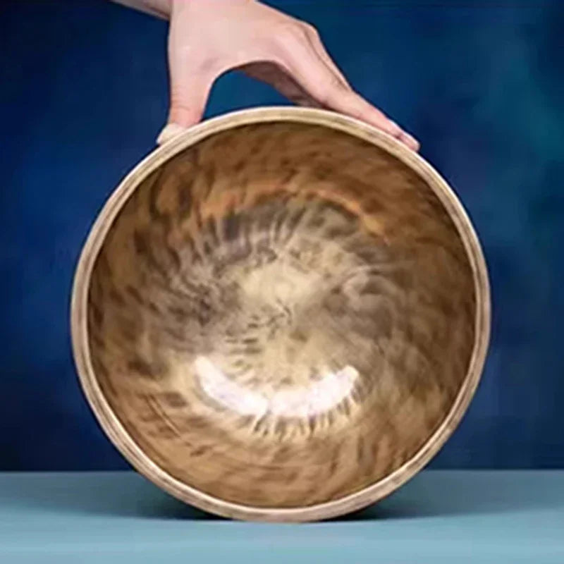 Nepal Klangschale – handgemacht & verdickt (Vollmond-Edition)