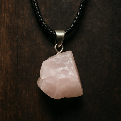 Amethyst Rohstein Halskette – Natürlicher Heilstein Schmuck für Damen