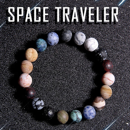 Sonnensystem Armband – Chakra Schmuck mit 8 Planeten, Yoga & Balance