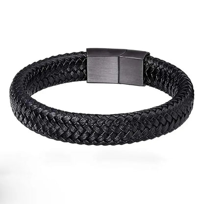 Elegantes PU-Leder Armband – Magnetisches Herrenarmband, perfektes Geschenk