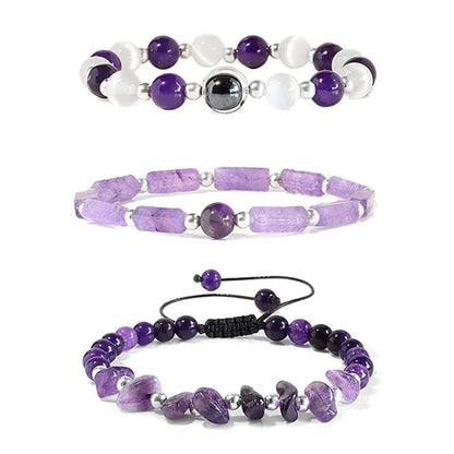 Amethyst Armband Set – Körperreinigung & Gewichtsverlust für Frauen & Männer