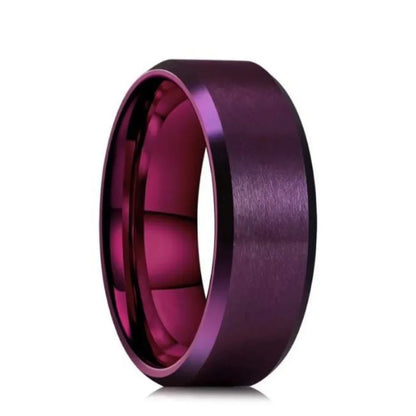 Herren Bandring aus Edelstahl – Schwarz, Gold, Silber, Größen 6–13